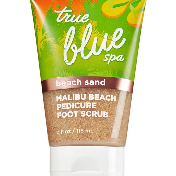 true blue spa foot scrub